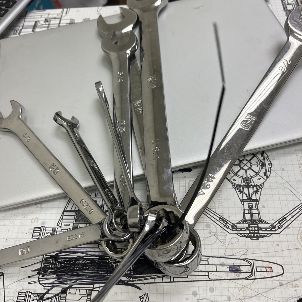 Ms Tools Wrench Amrica System 10 Piece