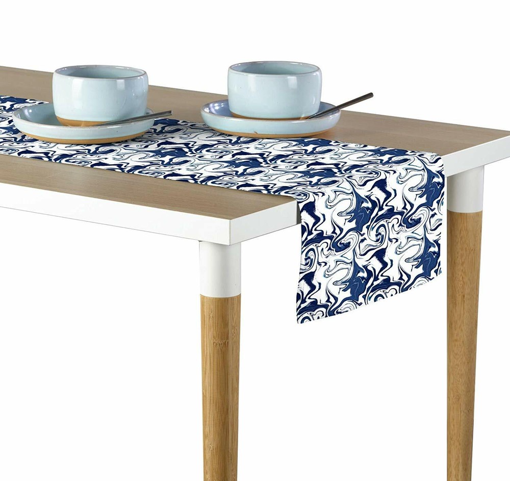Blue Marble Table Runners - Assorted Sizes