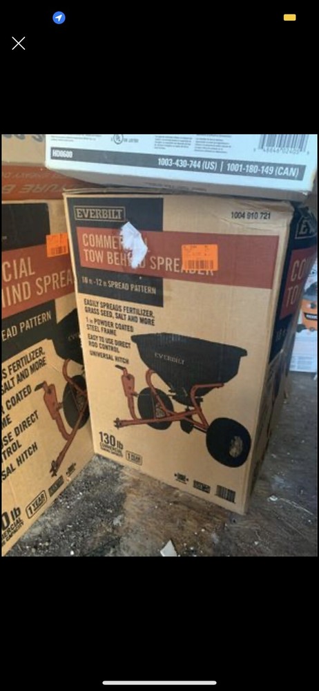 Everbilt 130 lbs. Tow Broadcast Spreader