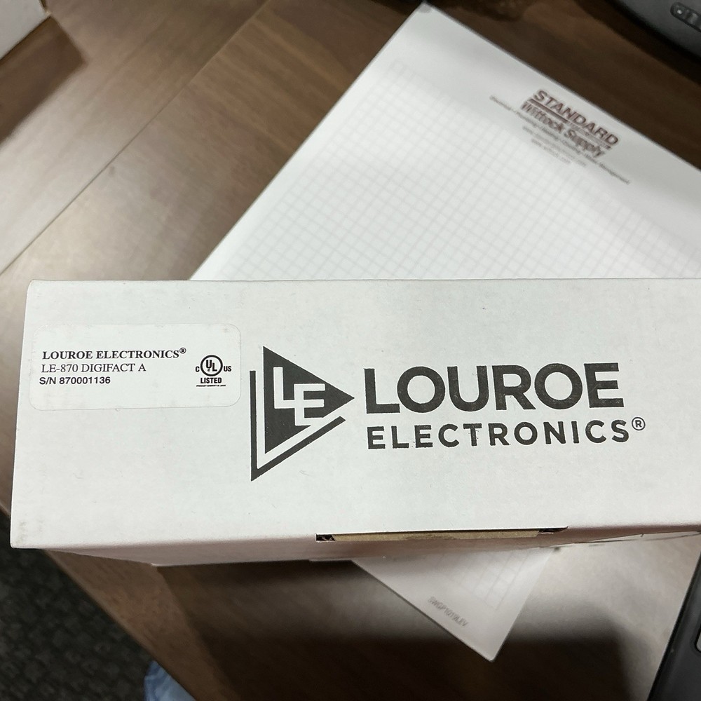 LOUROE LE-870 DIGIFACT A DIGITAL-IP CEILING NETWORK MICROPHONE W/AUDIO ANALYTICS