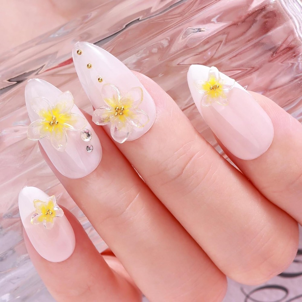 Clear Hard Gel Builder - Easy Application for Long-Lasting 3D Nail Designs