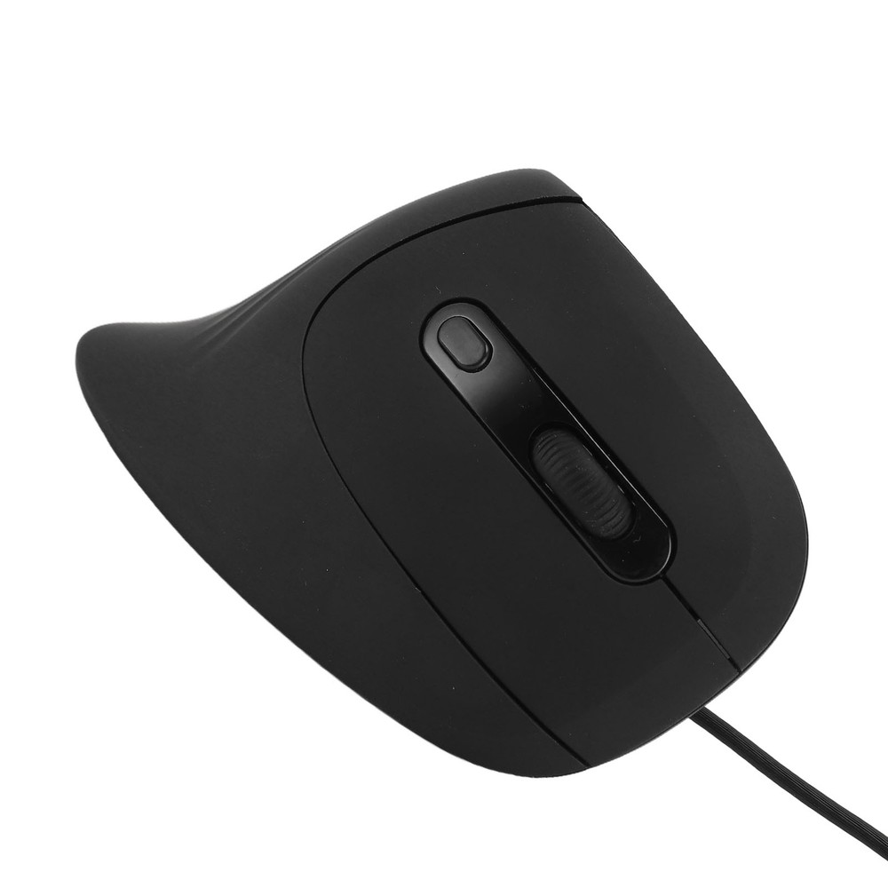 New USB Vertical Wired Mouse 4 Adjustable DPI Silent Click Ergonomic Vertical Op