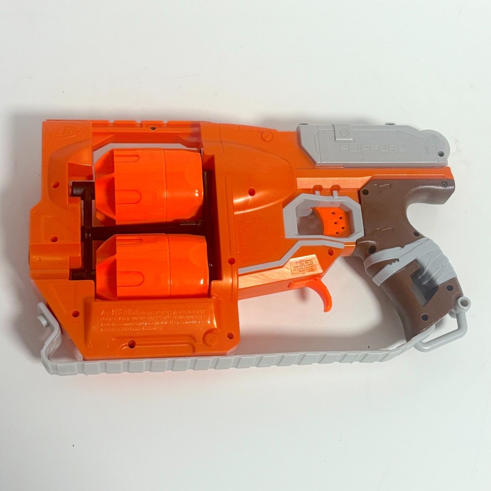 Nerf Zombie Strike (A9603) Flipfury Blaster - TESTED & WORKING!