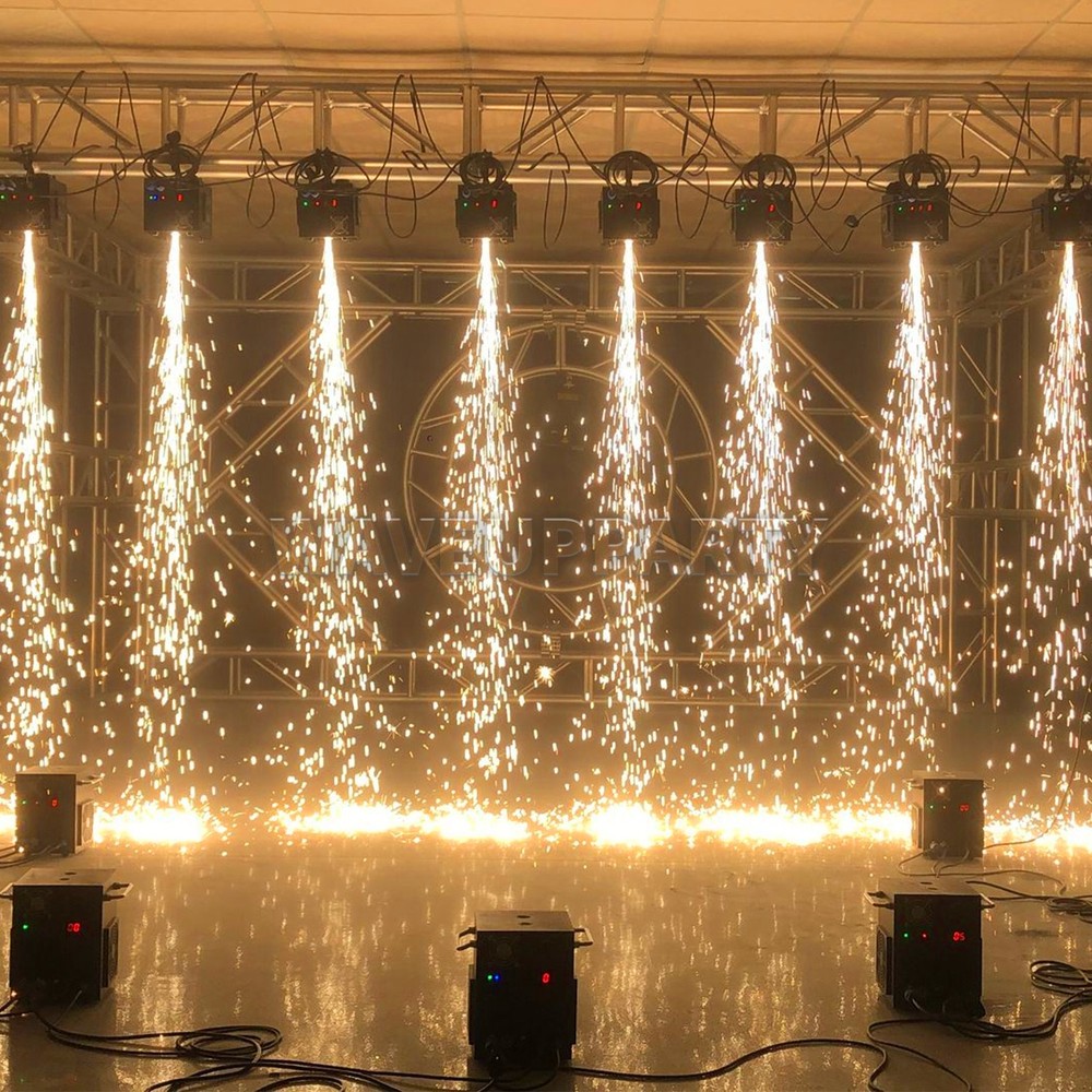 PAIDUN 750W Hanging Cold Spark Machine Firework Effect DMX512 Remote Control