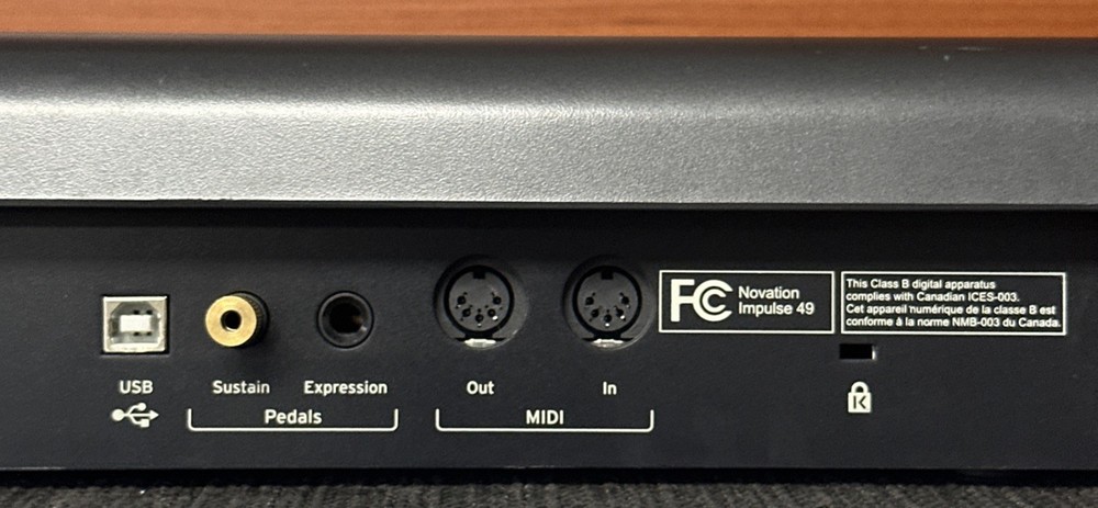 Novation Impulse 49 MIDI Keyboard Controller With Cables