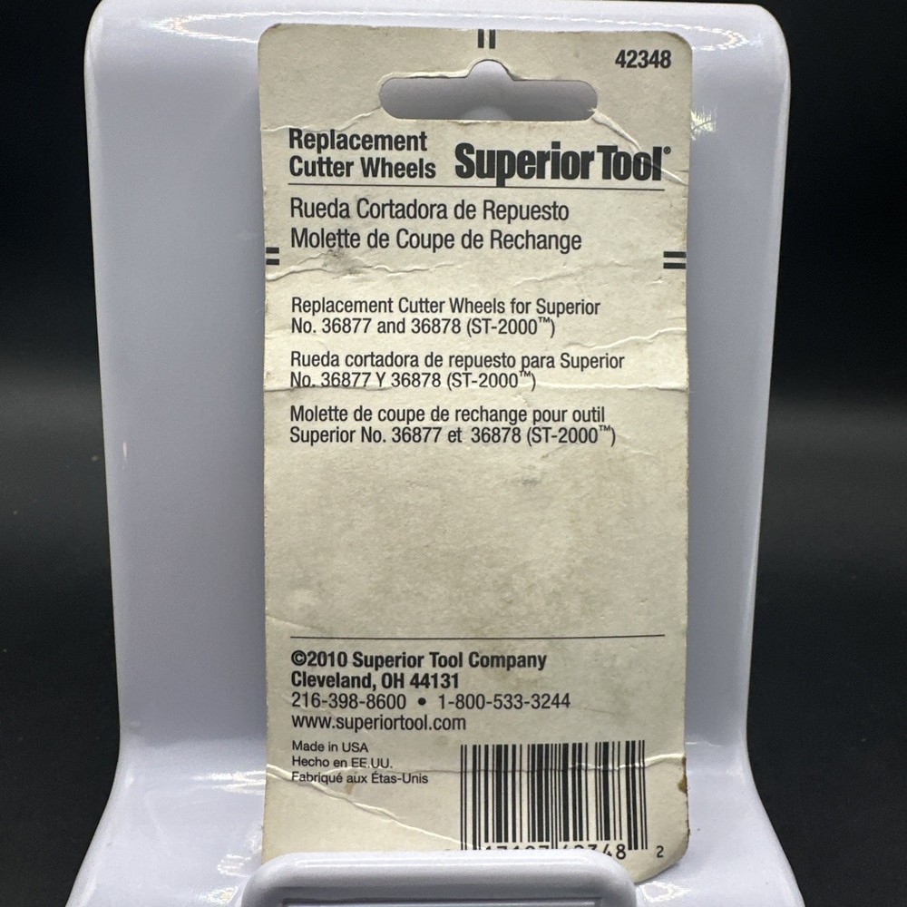 Superior Tool 42348 Replacement Cutter Wheels 2-Pack