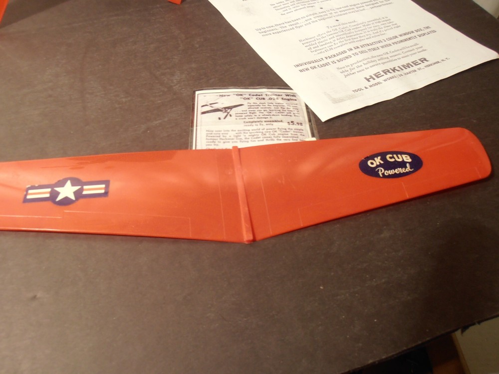 OK Cadet Trainer with a OK .024 Engine