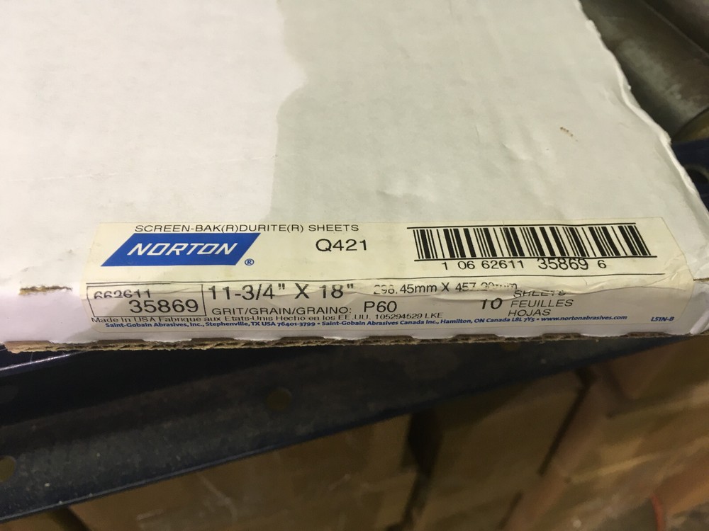 NORTON 35869 SCREEN BAK SHEETS