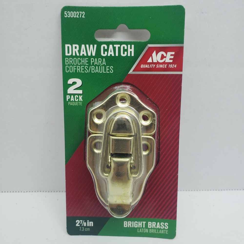 ACE Draw Catch 2 Pack Bright Brass   2-7/8"  #5300272