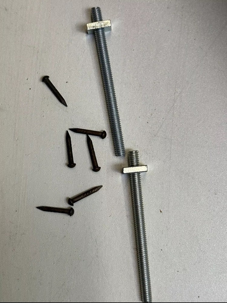 (2) Antique Escutcheon Brass Drawer Drop Handle Pulls w/Backplates