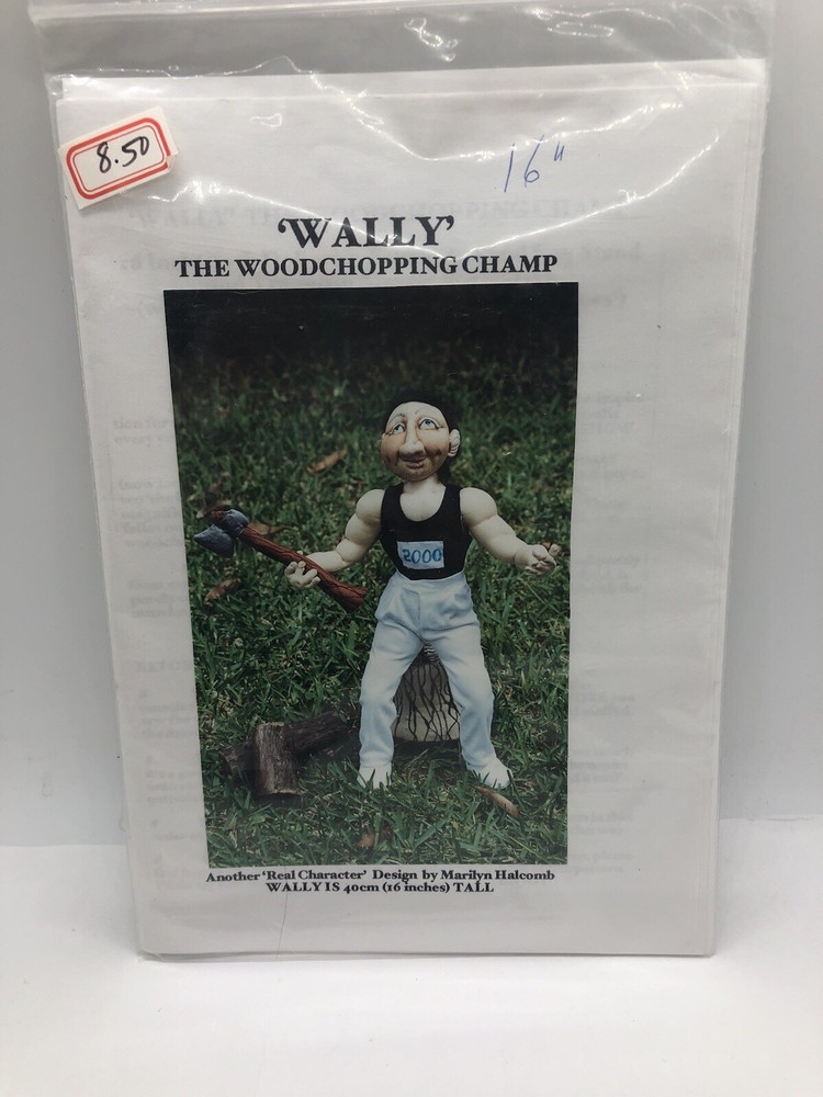 Marilyn Halcomb Wally Woodchopping Champ doll pattern