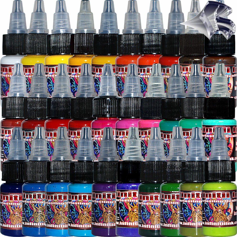 Infinitii Tattoo Ink 30 Color 1/2oz Set #1