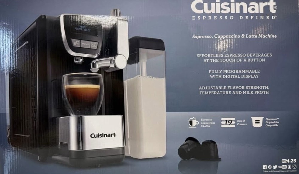 Cuisinart Espresso Machine (Nespresso Original Capsules)