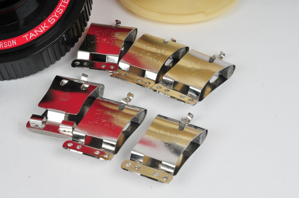 Paterson System 4 Multi Unit 2 Developing Tank 3 Spirals & Film Drying Clips