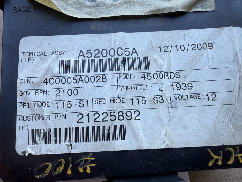 ALLISON A5200C5A TRANSMISSION MODULE TCU TCM