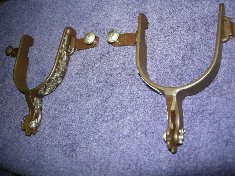 vintage antique rcmp boot spurs canada