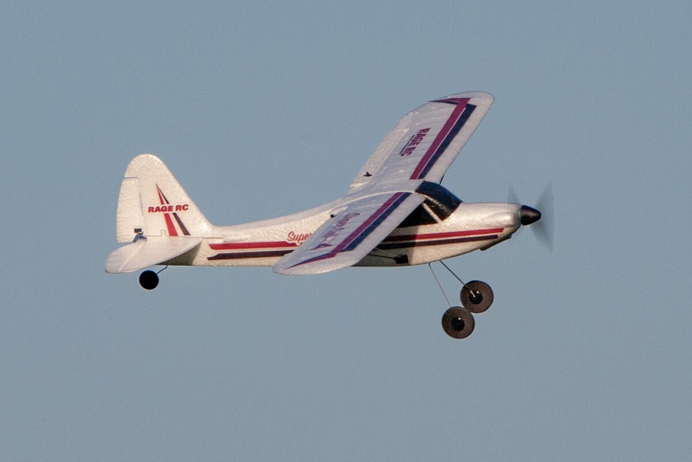 Super Cub MX4 Micro EP 4-Channel RTF Ready To Fly RC Airplane with PASS System