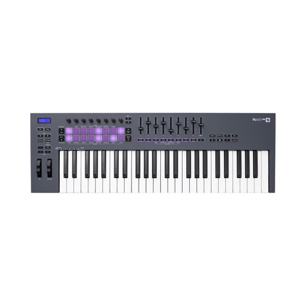 Novation FLkey 49-Key USB MIDI Keyboard Controller for FL Studio Bundle with ...