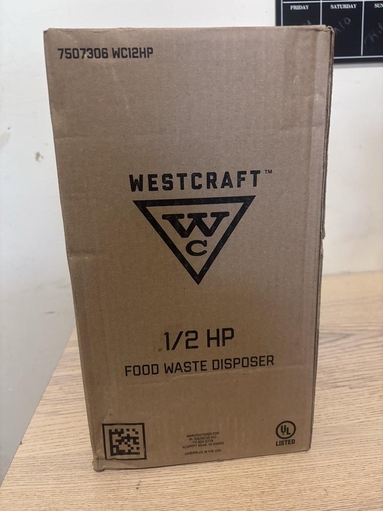 7507306 Garbage Disposal 1/2 HP Continuous Garbage Disposal System