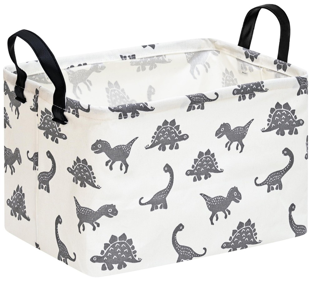 HUAYEE Rectangle Dinosaur Pattern Gift Basket Storage Bin Laundry Hamper Stor...