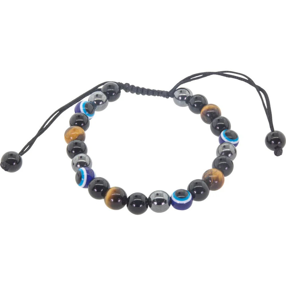 Adjustable Bracelet 8mm Round Bead