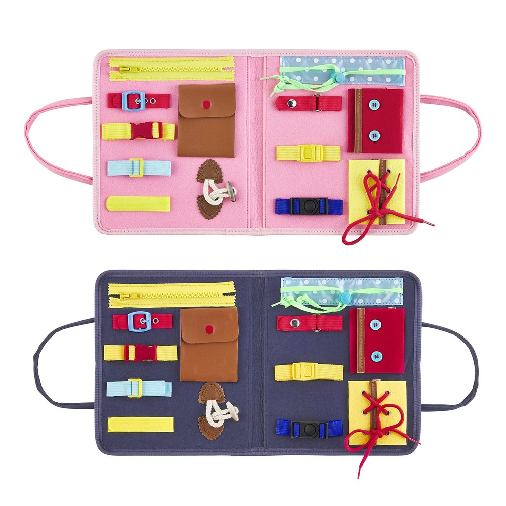 Mud Pie Blue My Busy Briefcase