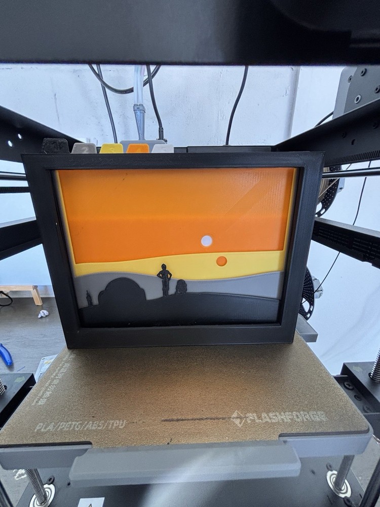 3D Printed Star Wars Art