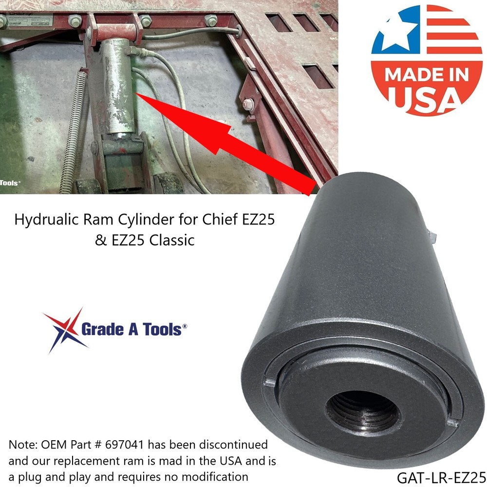 Replacement Chief EZ 25 Frame Machine Lift Ram (Short) - 697041