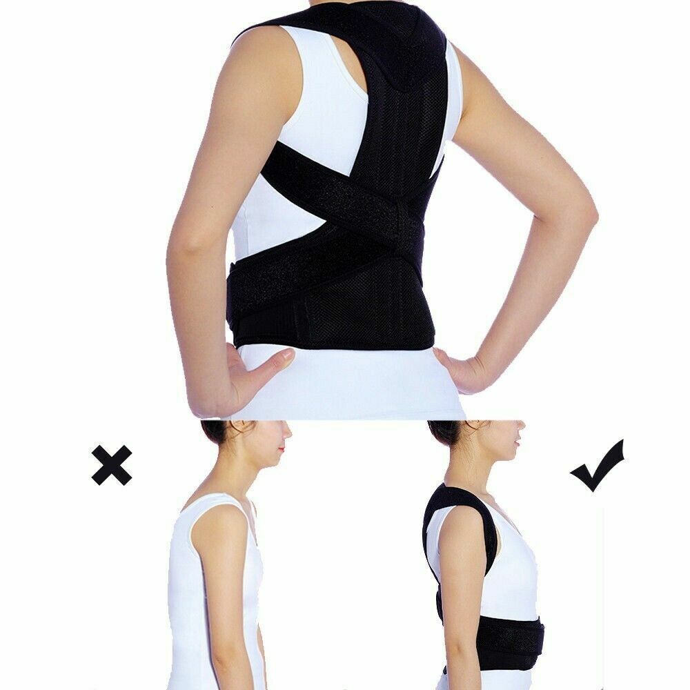 Corrector Brace Back Posture Corrector Women Men Support Adjustable Belt.