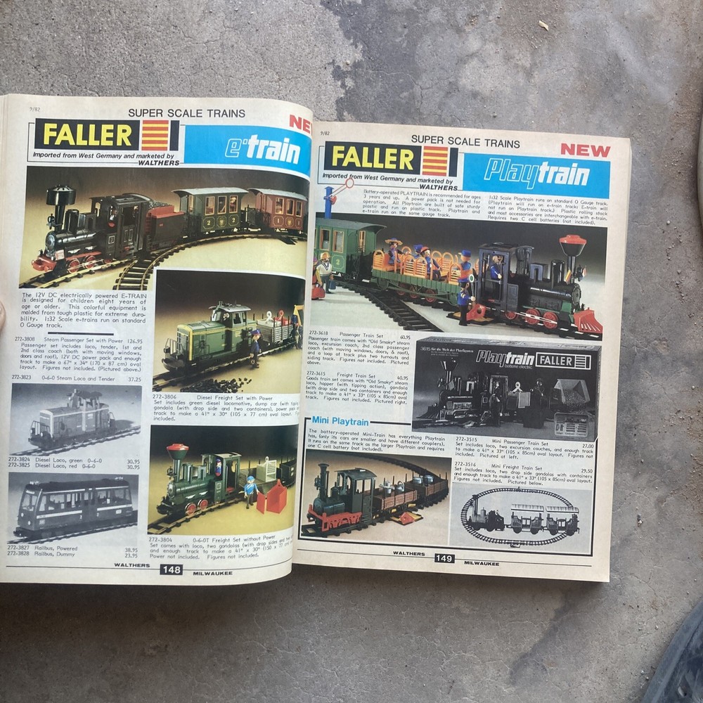 WALTHERS 913-626 1983 EDITION HO CATALOG & CRAFT TRAIN REFERENCE MANUAL