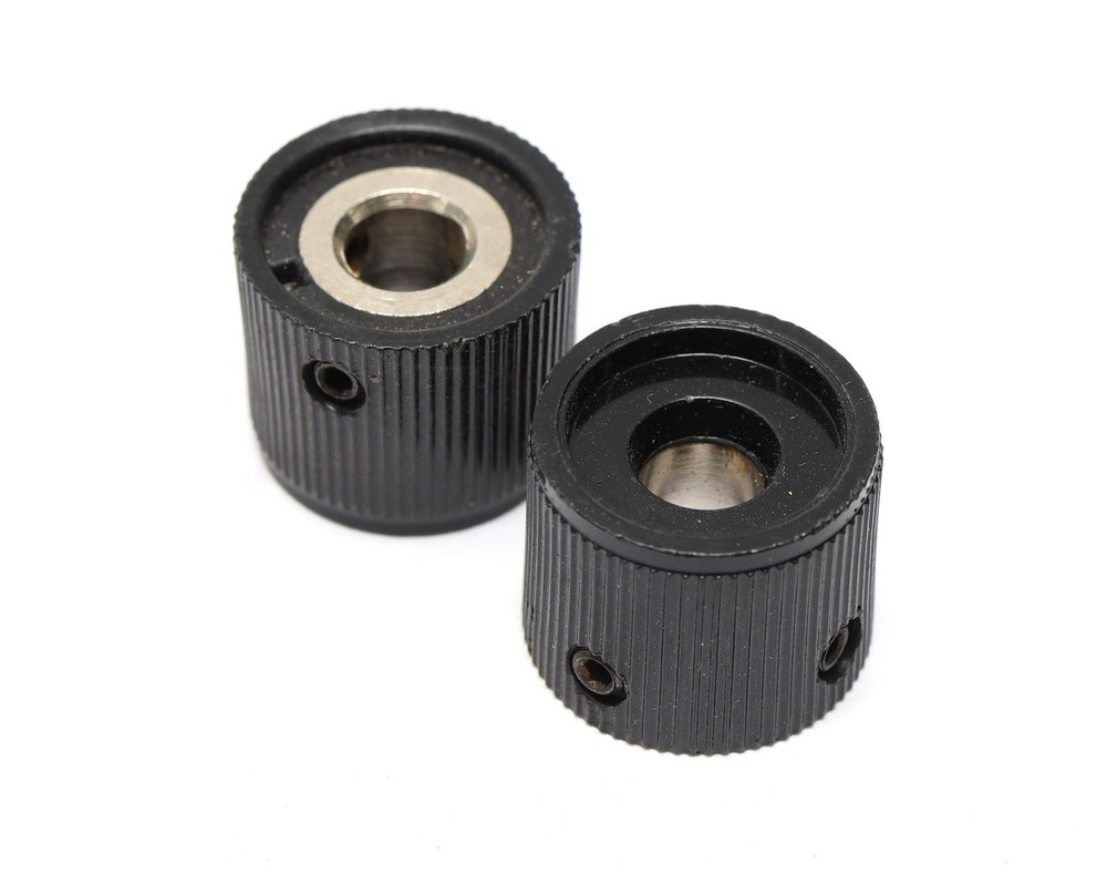 1/4" Plastic Knob w/ Indicator Line, 2pcs