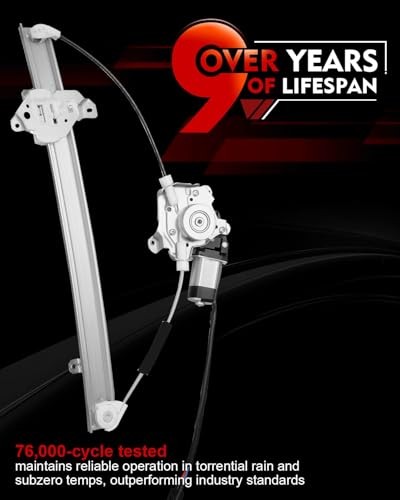 Front Left Driver Side Power Window Regulator with Motor for:-Nissan Frontier