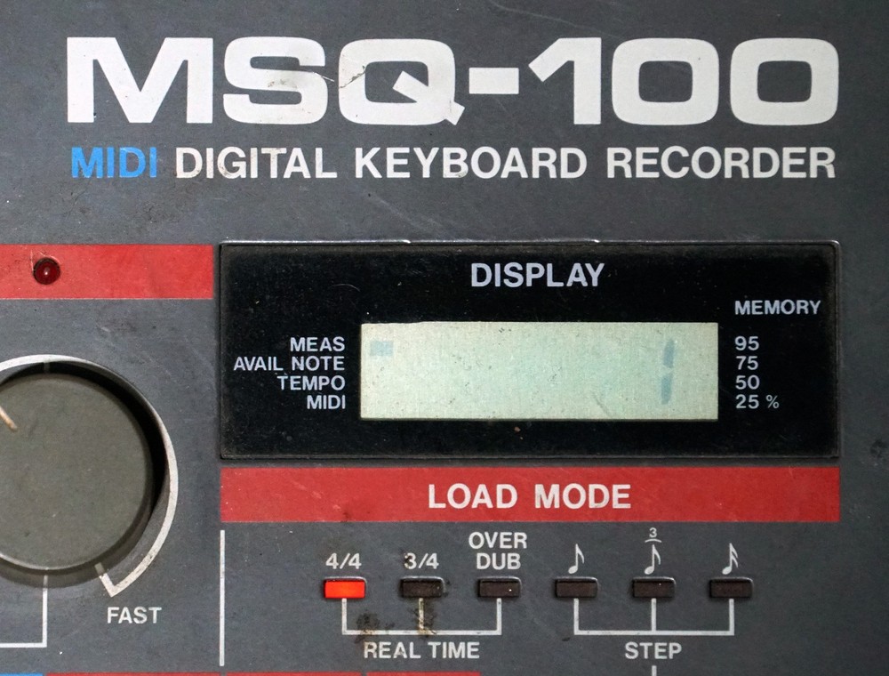 Roland MSQ-100 MIDI Digital Keyboard Recorder