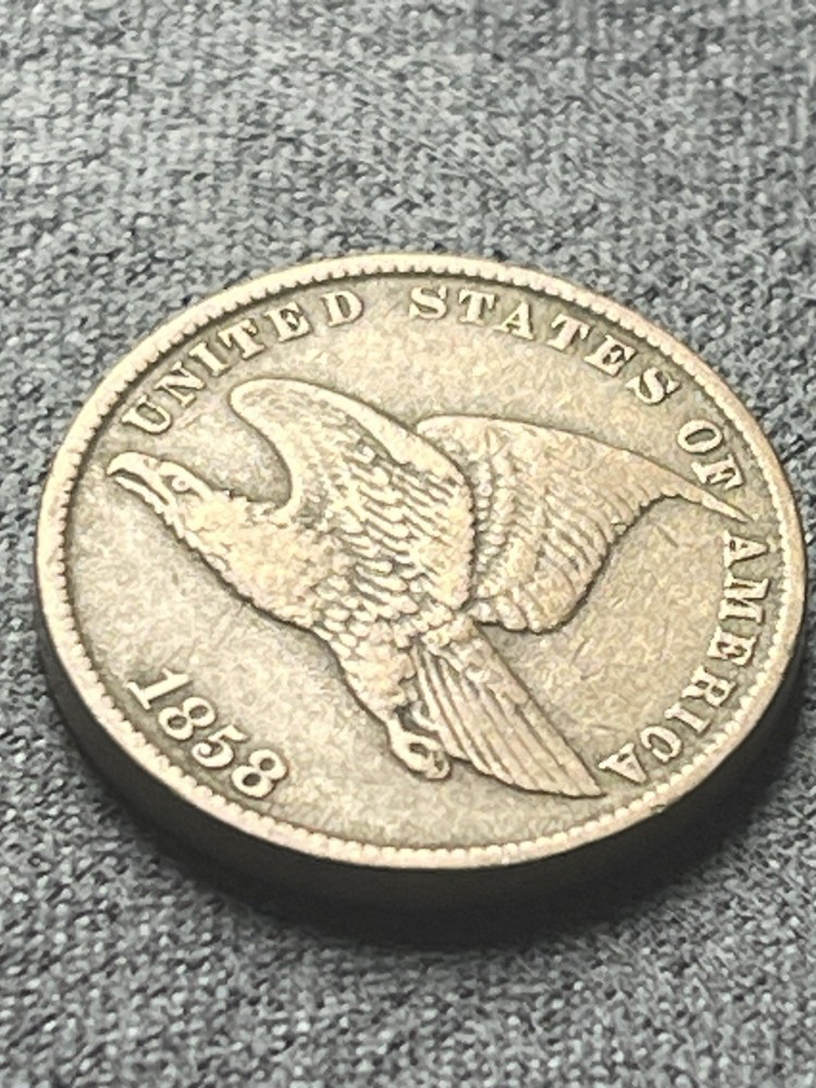 1858 FLYING EAGLE CENT (#144)