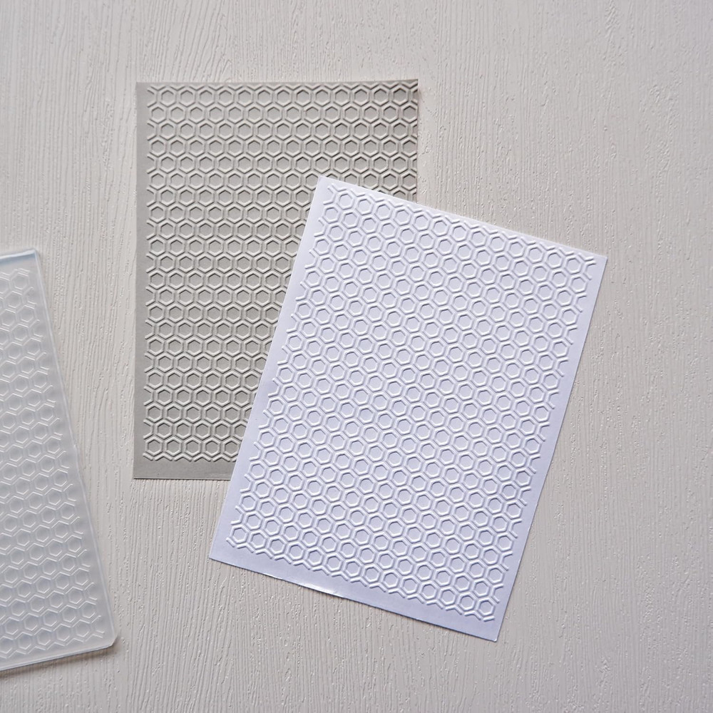 Honeycomb Pattern Embossing Folders for Card Making, Bee Hive Embossing Folder T