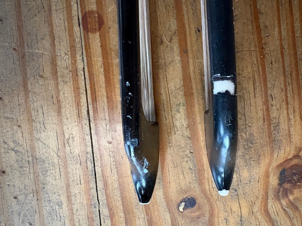 Two Vintage Cello Bows For Restoration