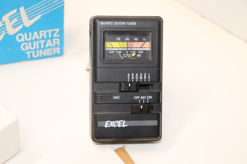 EXCEL Model XL-1 Quartz Guitar Tuner With Stand