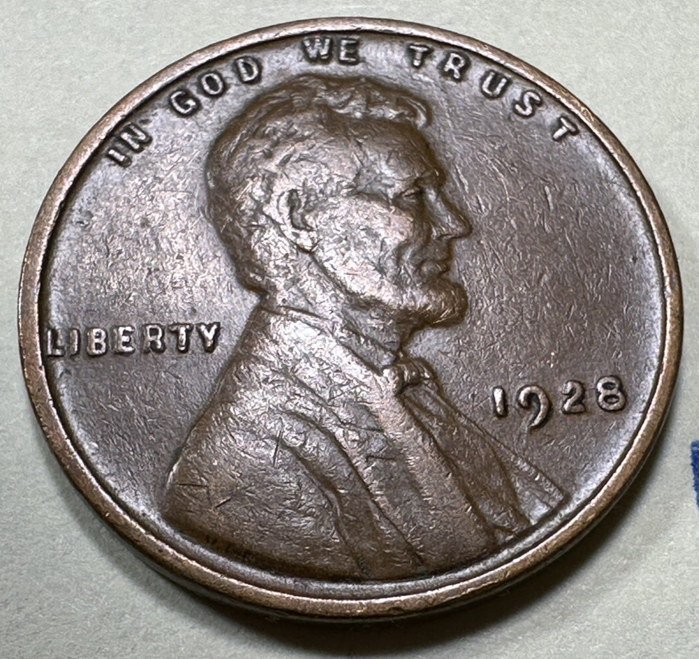 1928 1C Lincoln Cent WHEAT PENNY 3044N
