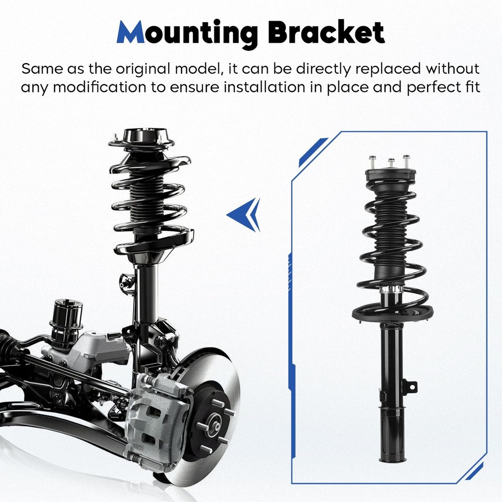 Rear Struts Assembly Shock Absorber & Sway Bar End Link Compatible with...