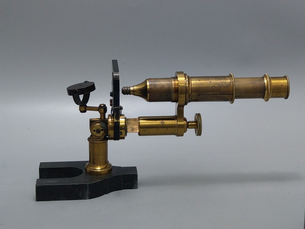Antique Microscope Archibald Young Edinburgh with extras