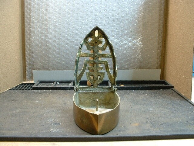 Solid Brass Charcoal Iron