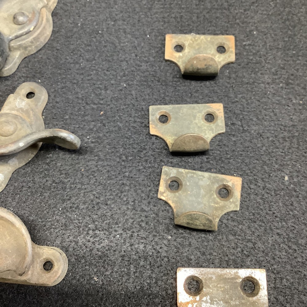 Cast Iron Window Sash Lock Latch With Keeper And Pulls (sh232)