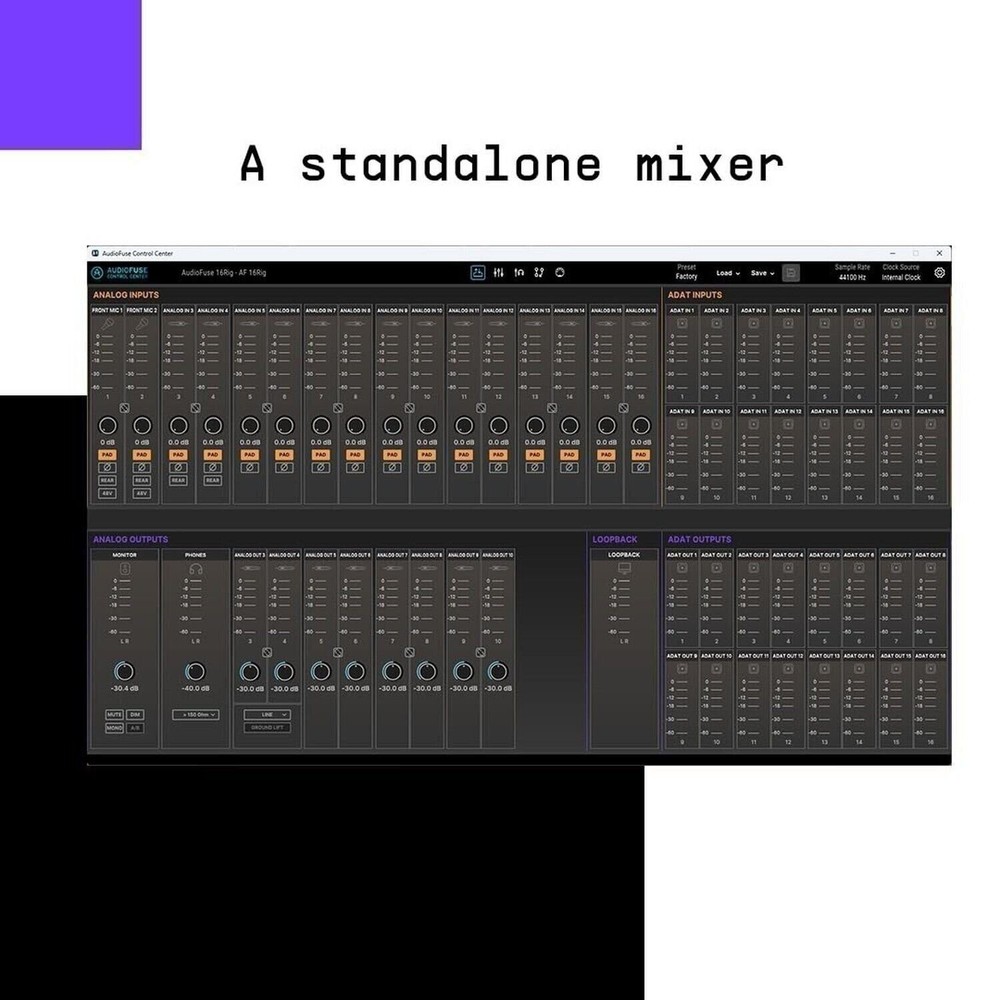 Arturia AudioFuse 16Rig USB-C Audio Interface