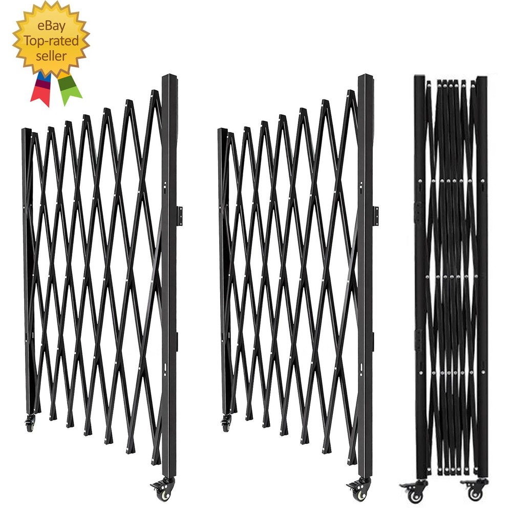 Double Folding Security Gate for Entry Security, Garage, Warehouse & Pool