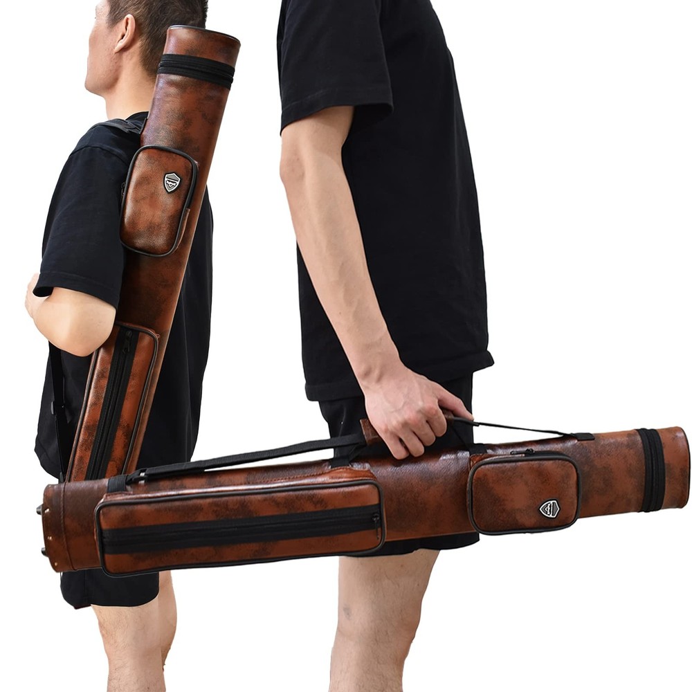 2x2 Hard cue case Square Pool Cue Billiard Stick Carrying Case