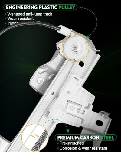 Front Left Power Window Regulator Without Motor Fit for:-Nissan Pathfinder