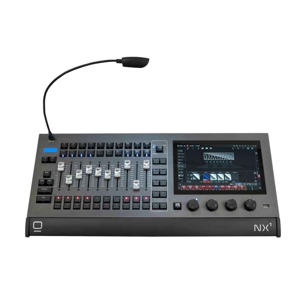 OBSIDIAN NX1 Motorized 8 Universe Light Controller with 10.1" Touch Screen
