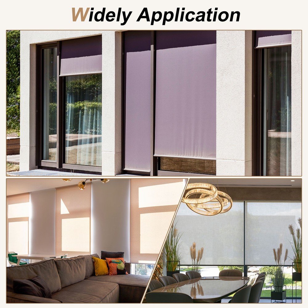 6Pcs Roller Shades Pull Ring End Cap, Roller Up Blinds Replacement, Beige