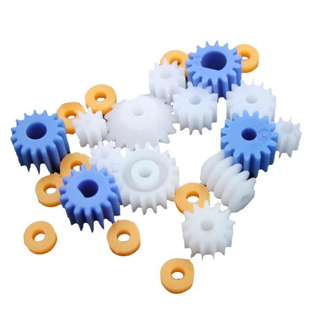 26pcs Worm Gear Colorful Mixed DIY Accessory RC Model