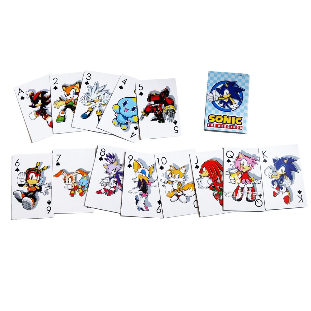 Sonic the Hedgehog Playing Cards One Deck Official Licensed Great Eastern